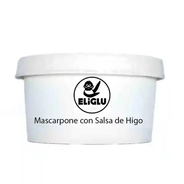 Eliglu Helado Mascarpone Con Salsa de Higo