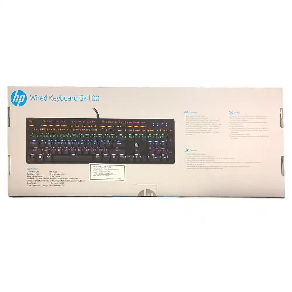 Hp Teclado Gamer