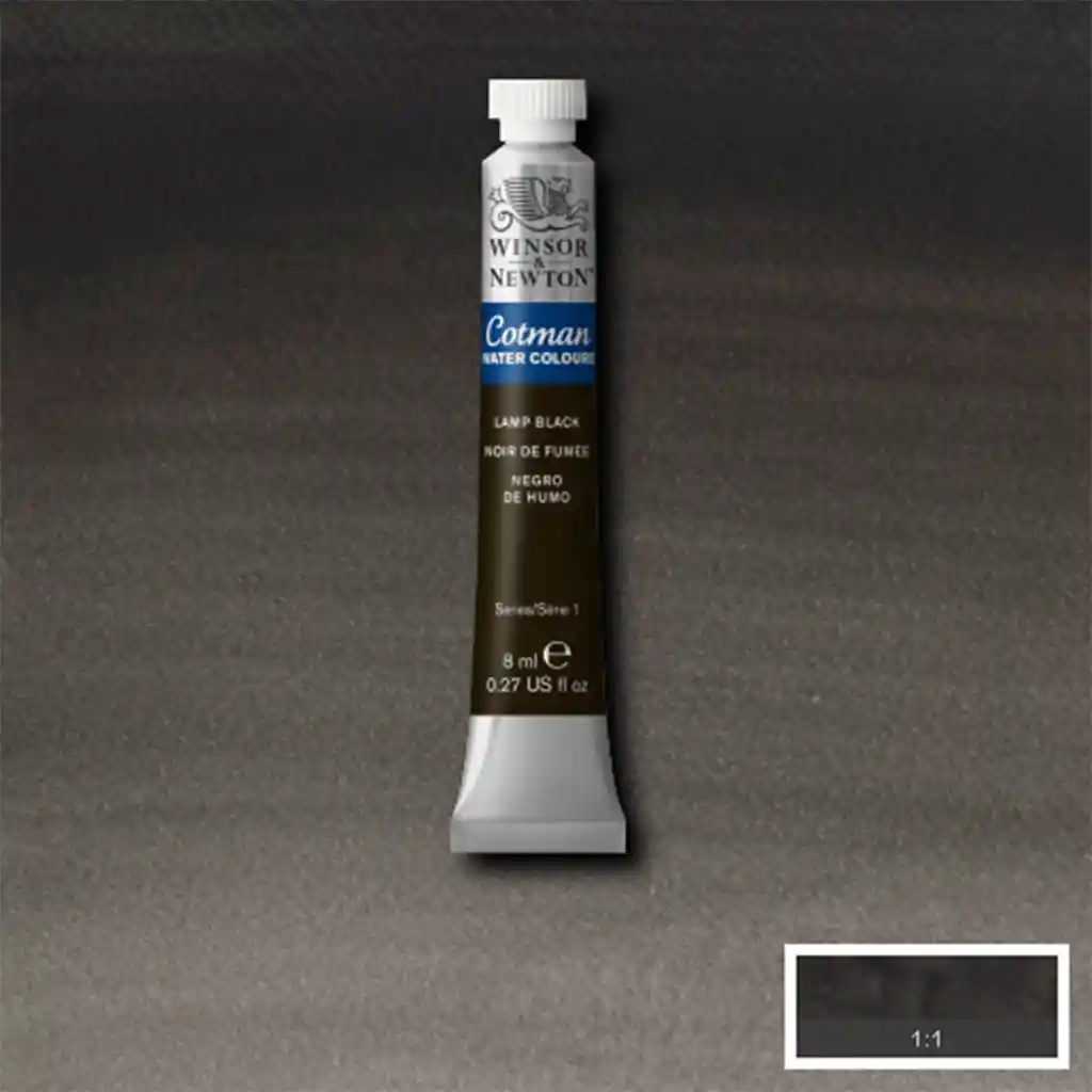 Cotman Water Colours 8ml - 337 Lamp Black