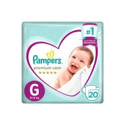 Pampers Pañales Premium Care Talla G