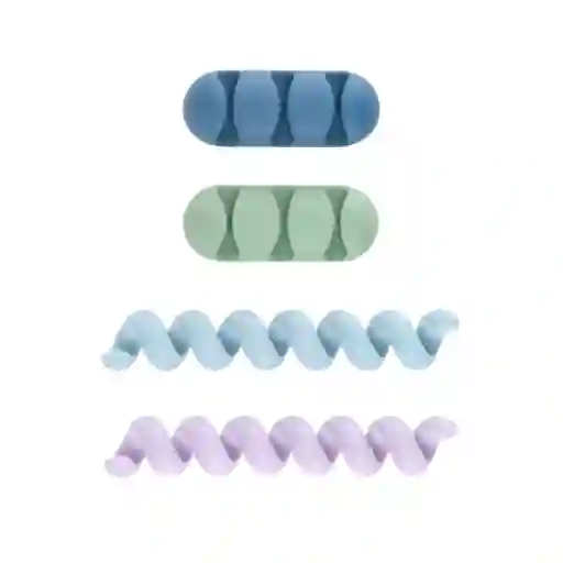 Set Organizadores de Cables