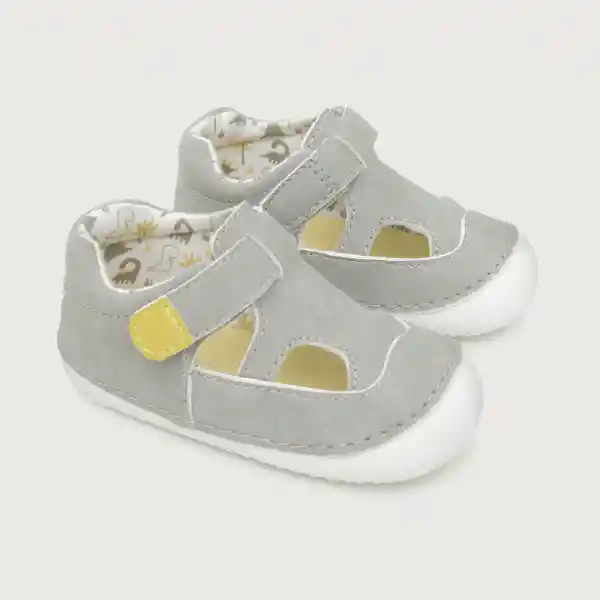 Sandalias de Bebé Niño Gris Talla 17 Opaline