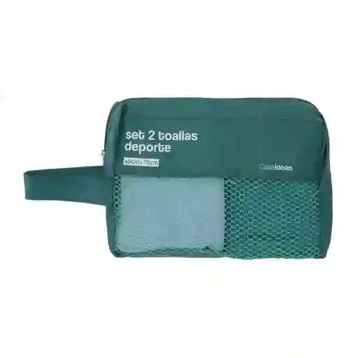 Set de Toalla de Microfibra Para Deporte 40 x 70 cm Casaideas