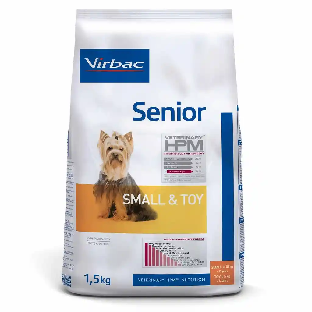 Virbac Hpm Alimento Para Perro Senior Small & Toy