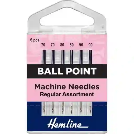 Hemline Aguja Máquina Ball Point Surtida