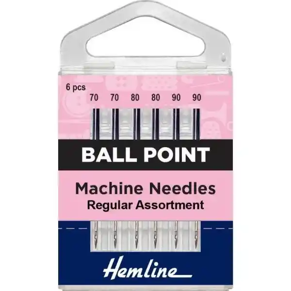 Hemline Aguja Máquina Ball Point Surtida