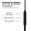 Miniso Audifonos De Cable De Moda E156 Negro 1.2m