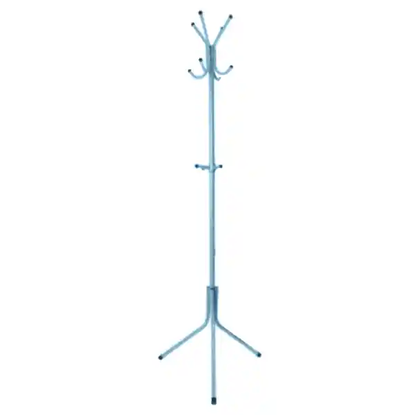 Colgador Perchero Metálico Trípode Celeste 165cm X 42cm