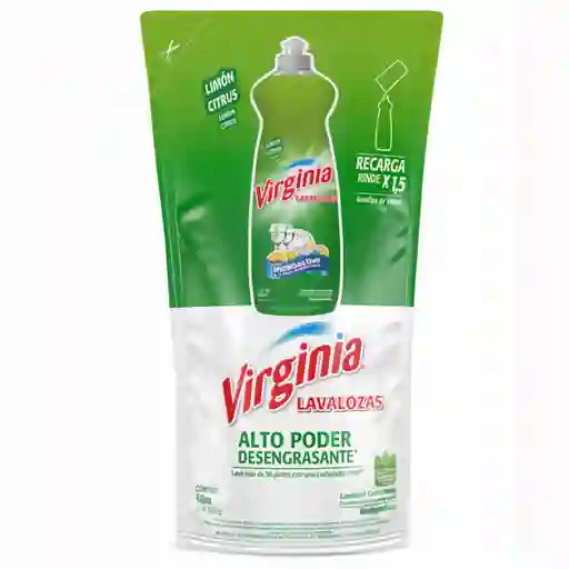 Virginia Lavalozas Concentrado Limon Citrus Recarga