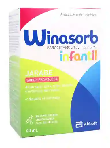 Winasorb Jarabe Infantil Sabor a Frambuesa (150 mg)
