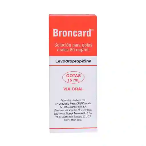 Broncard Solución para Gotas Orales (60 mg)