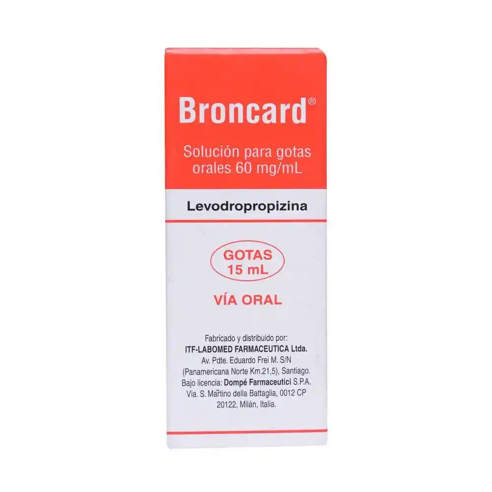 Broncard Solución para Gotas Orales (60 mg)
