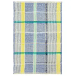 Paño de Cocina Estampado Algodón Azul 50 x 70 cm