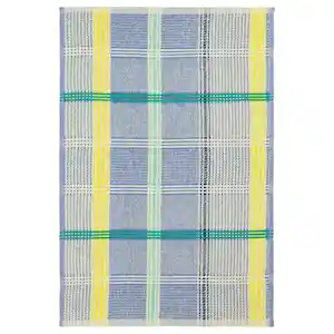 Paño de Cocina Estampado Algodón Azul 50 x 70 cm