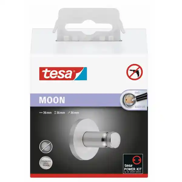 Tesa Perchero Para Baño Línea Moon 36 x 36 x 36 mm