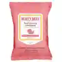 Burt's Bees: toallitas faciales aroma pomelo rosa para todo tipo