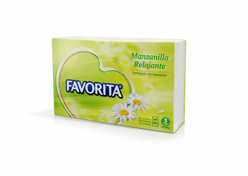 Favorita Panuelos Desechables Manzanilla Relajante