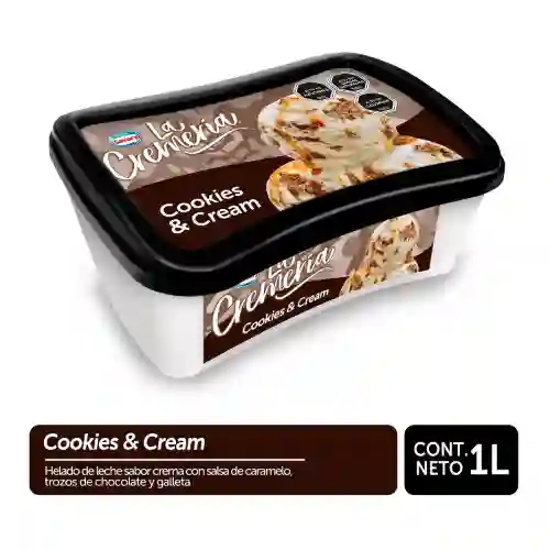 Helado la Cremería Cookies & Cream 1 l