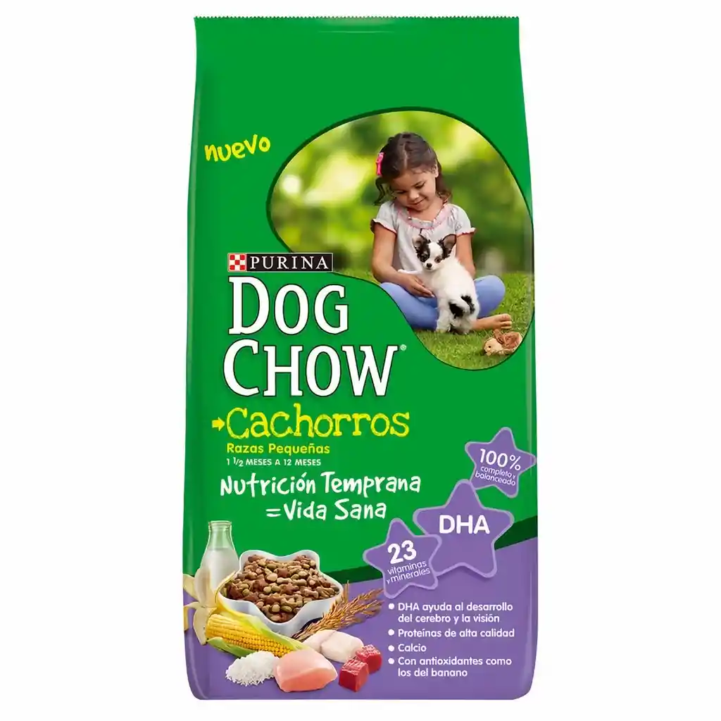 Dog Chow Alimento para Perro Cachorro Raza Pequeña