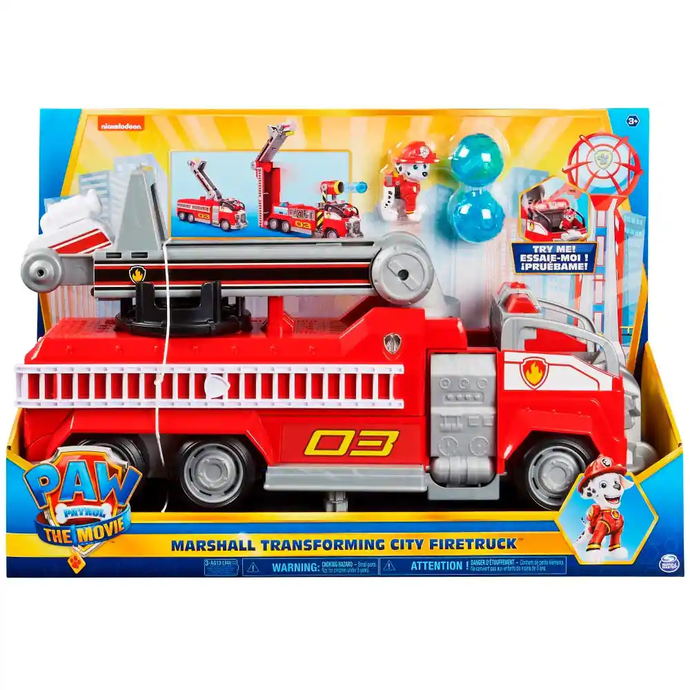 Spin Master Juguete Paw Patrol Marshall City Fire Truck 6060444