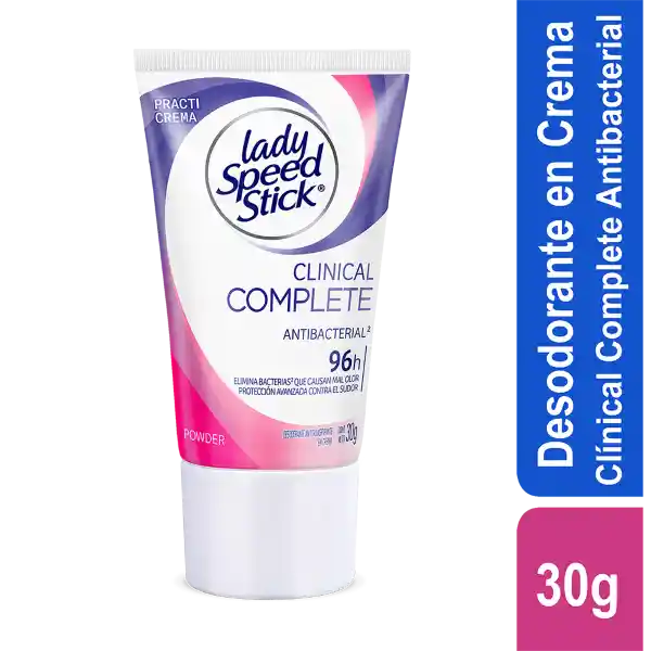 Desodorante Mujer Lady Speed Stick Crema Tubo 30 g