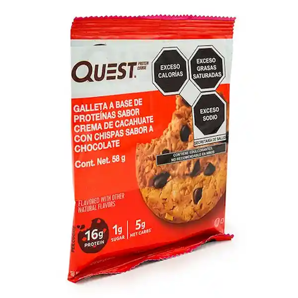 Quest Protein Cookie Snack Proteico Peanut Butter Chocolate Chip