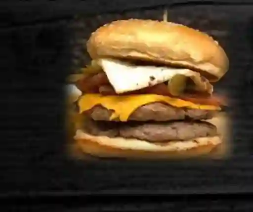 Hamburguesa Big Reñacon con Papas Fritas