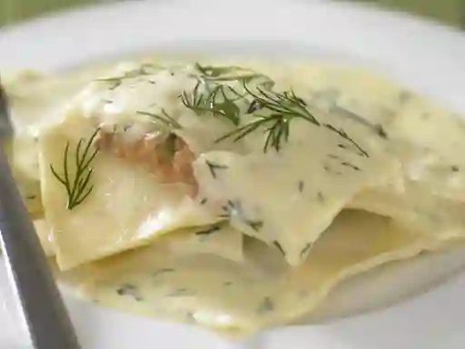 Ravioli Ricota Salmón