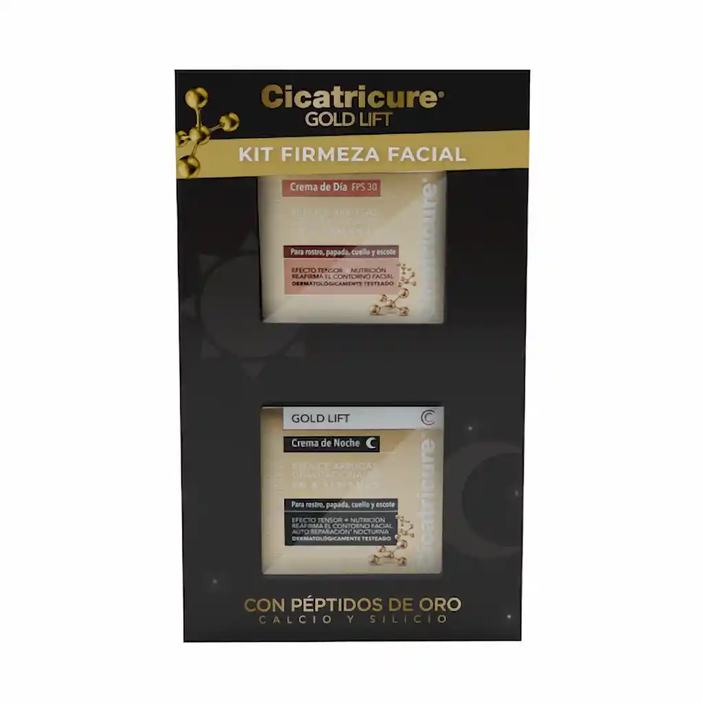 Cicatricure Pack Crem Facial Gold Lift Crema Día + Noche