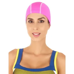 Gorro Deportivo de Lycra Para Natación Fucsia Talla S Samia