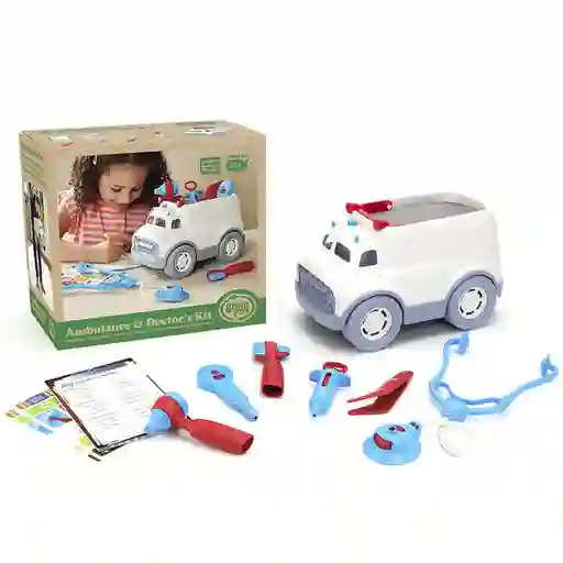 Green Toys Set Juguete de Doctor y Ambulancia - 0507B6K1313