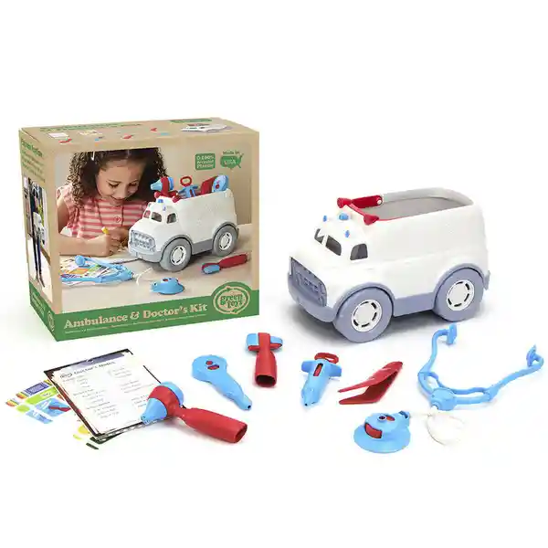 Green Toys Set Juguete de Doctor y Ambulancia - 0507B6K1313