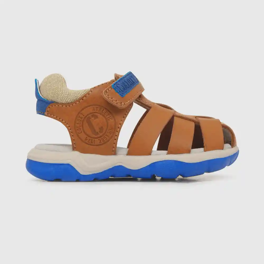 Sandalias Franciscana Para Niño Café Talla 27