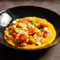 Curry Amarillo Vegetariano & Arroz Blanc