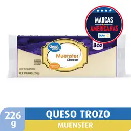 Queso Muenster Chunk Great Value