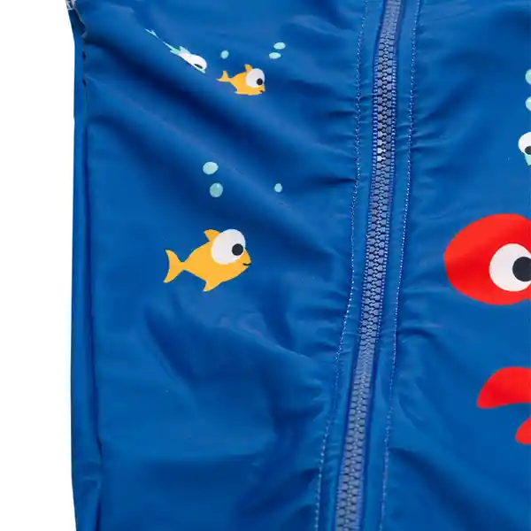 Traje De Baño Uv Bebé Niño Azul Pillin 18 M