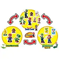 Súper Mario Juego de Balancín Escena Castillo