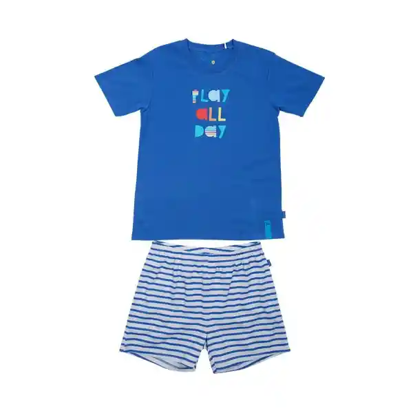 Pijama Niño Azul Eléctrico Pillín 6 a