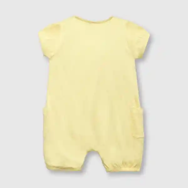 Entero Relajado de Bebé Niña Amarillo Talla 36M Colloky