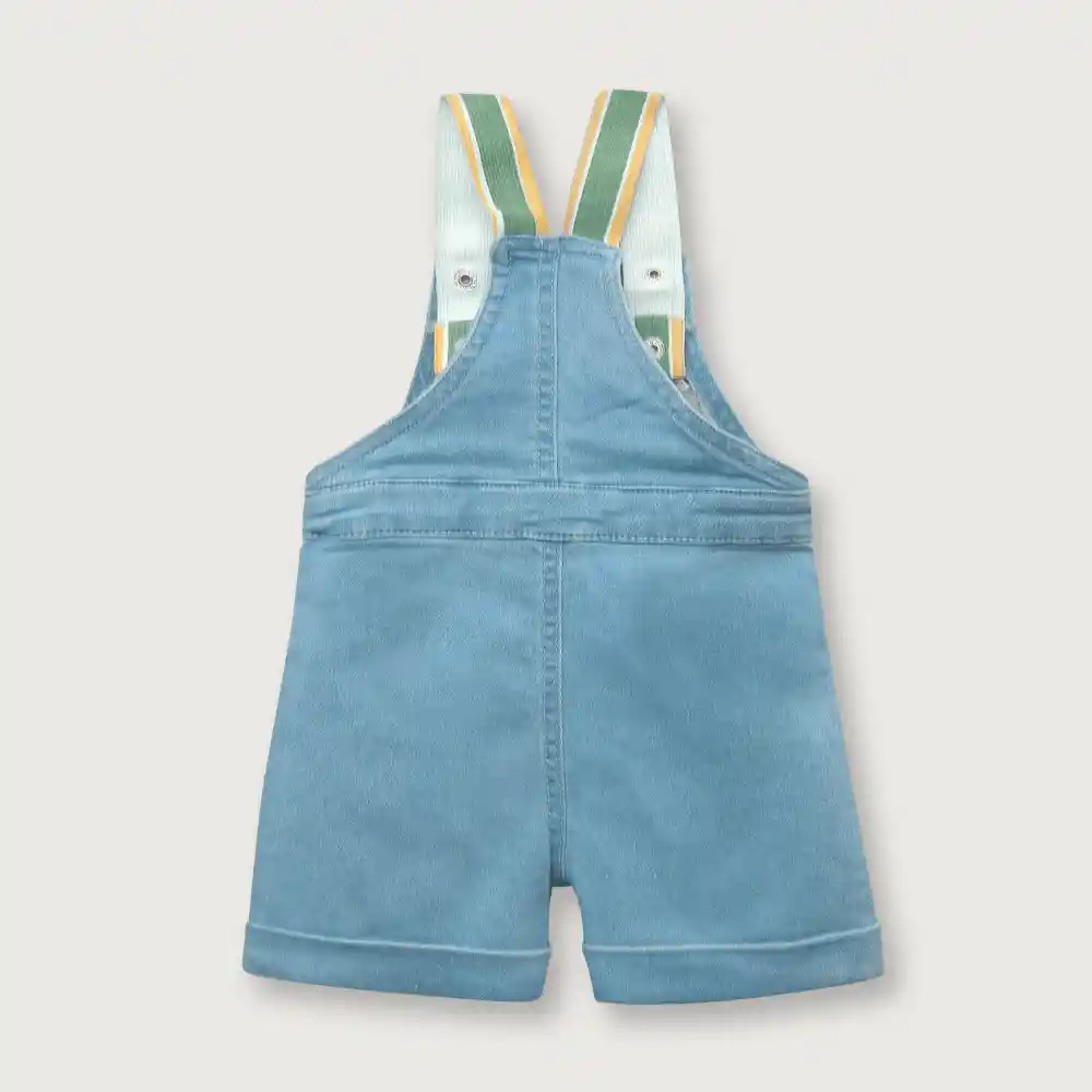 Jardinera Niño Denim Talla Rn