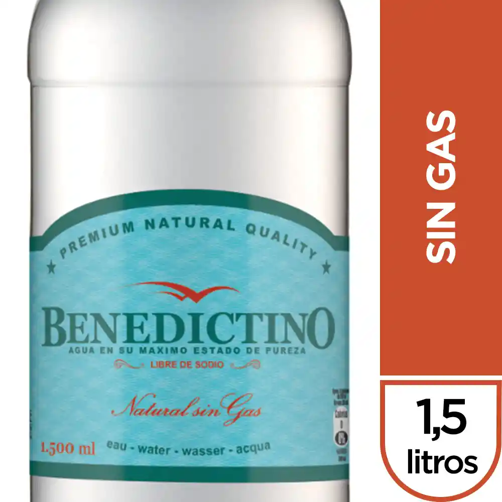Benedictino Sin Gas 1,5 Lt