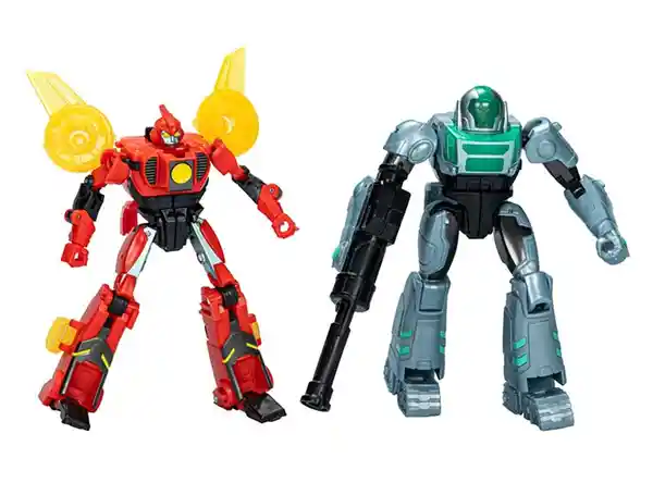 Transformers Figura Earth Comb Twitch y Robby Surtida