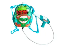 El Monito Mochila Lanza Agua Bosque Encantado Superheroes Diego