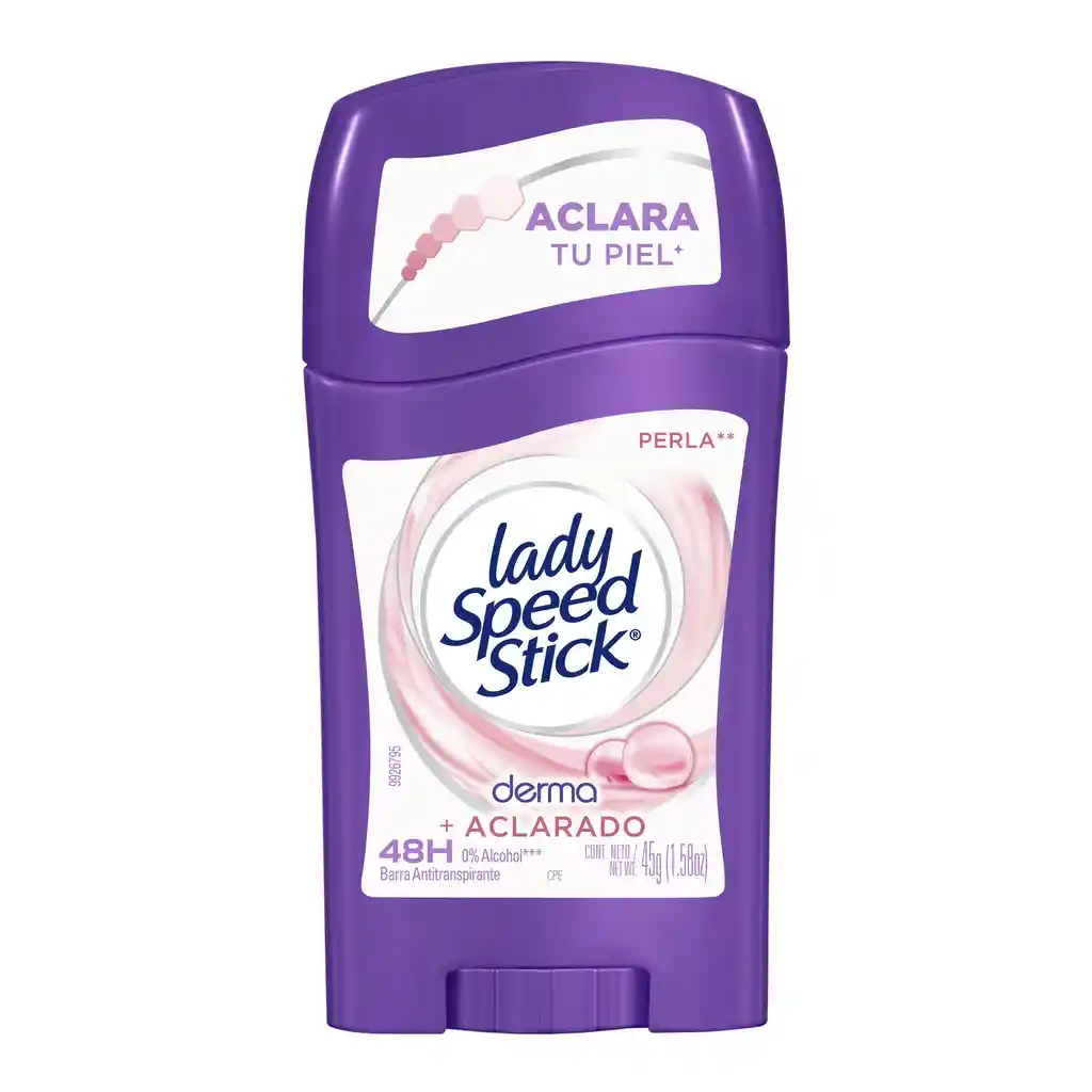 Lady Speed Stick Antitranspirante en Barra Derma y Vitamina E