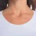 Polera Algodón Blanco Talla S/M Caffarena