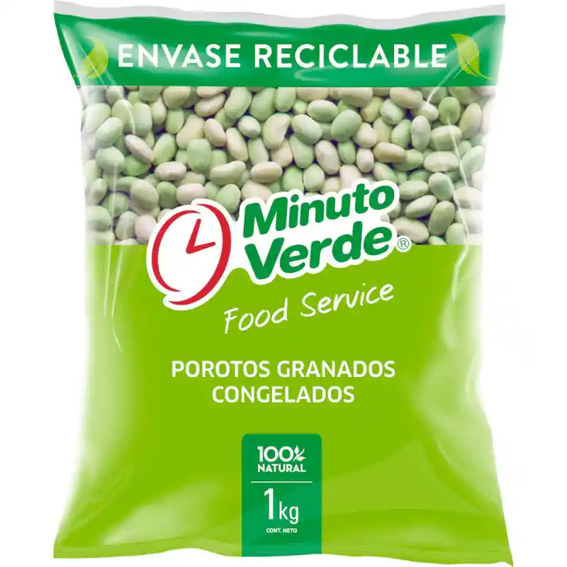 Minuto Verde Porotos Granados Congelados