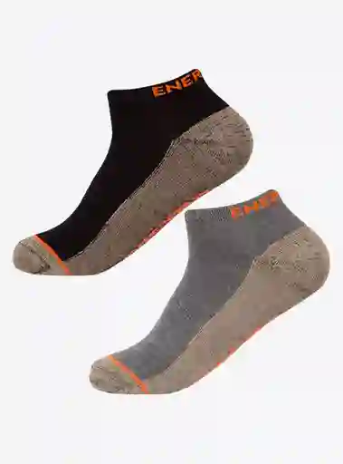 Enersocks Pack Calcetines Ped Cobre Bamboo Mujer Negro 9