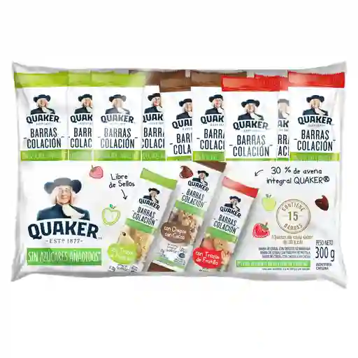 Quaker Pack Barras Colacion 20 g