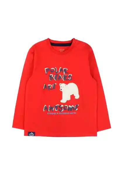 Polera Bebé Arctic Niño Rojo 18 a 24 Meses 140