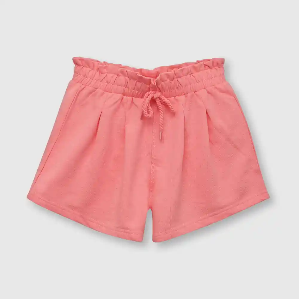 Short Niña Rosado Talla 8a